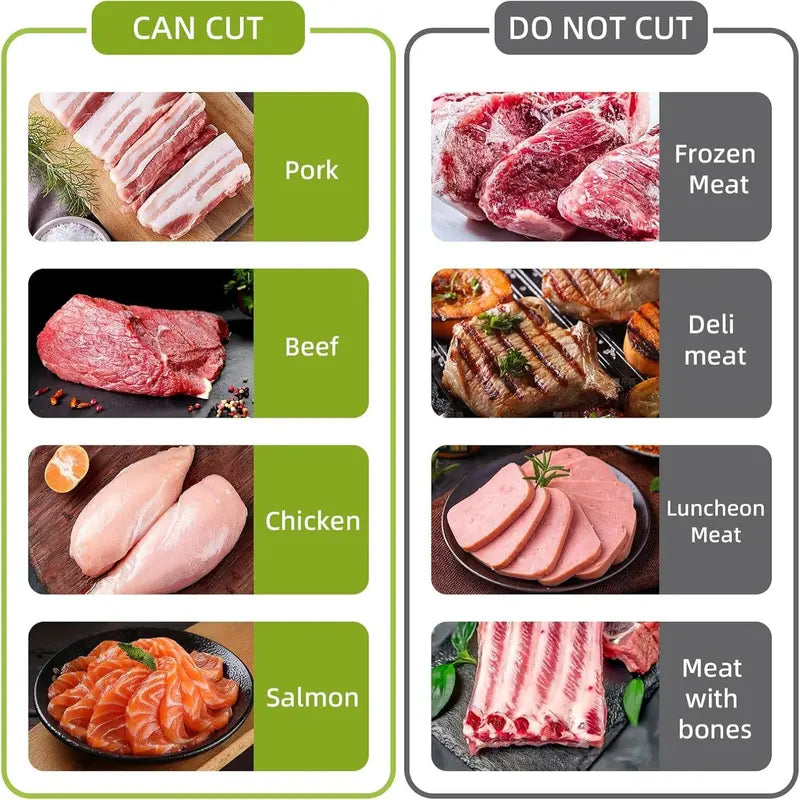 One For All Miniature Manual Stainless Steel Fresh Meat Cutter Chopper
