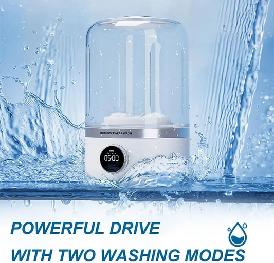 1L Mini Rechargeable Washing Machine Underwear Travel Portable Small Socks Washing Machine Dehydratable Portable Laundry Bucket